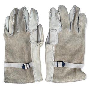 VTG 63 Vietnam Era Leather Gauntlet Work Glove